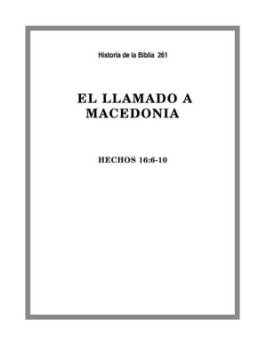 El llamado a Macedonia