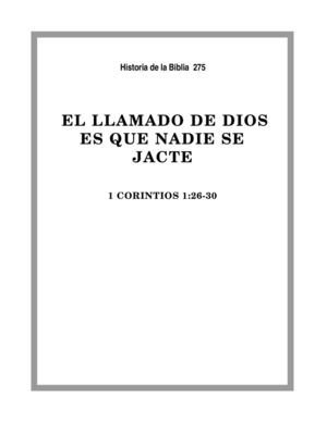 El llamado de Dios es que nadie se jacte