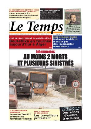 Le Temps d'Algérie Edition du Lundi 31 Octobre 2011