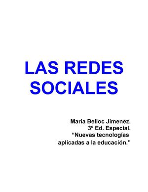 Redes Sociales.