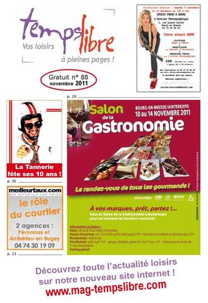 Magazine Temps libre Novembre2011