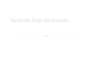 Serra do Anjo da Guarda
