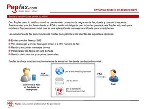 Enviar fax desde el movil
