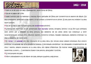 Biografia Gustav Klimt