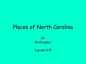 Regions of NC