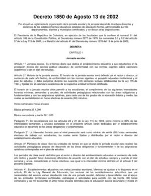 Decreto 1850 de 2002