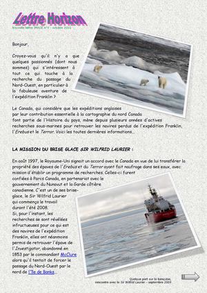 Lettre n°4 - octobre 2011