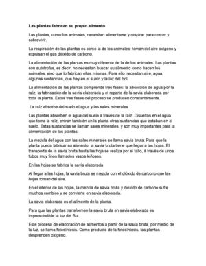 ALIMENTACION DE LAS PLANTAS