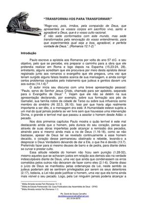 Transformai-vos para Transformar