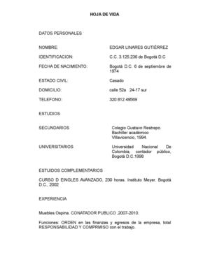 HOJA DE VIDA EDGAR LINARES