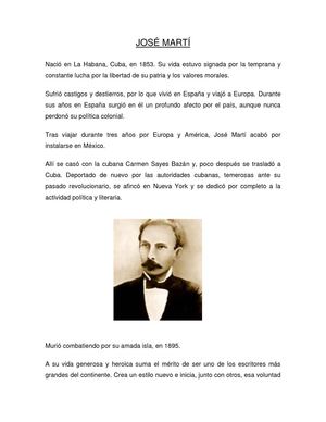 JOSÉ MARTÍ