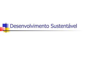 Desenvolvimento Sustentável 
