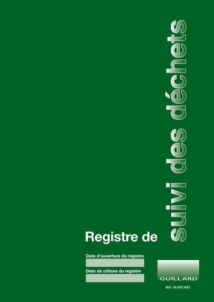 registre de suivi des déchets dangereux