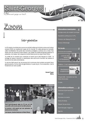 Saint-Georges Infos novembre 2011