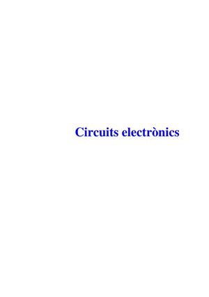 Circuits electrònics
