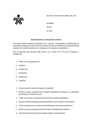 Plan sesión Octubre 5