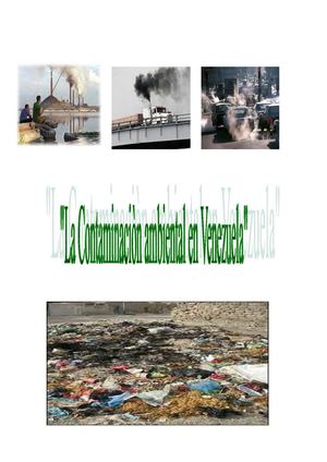La contaminación ambiental en Venezuela