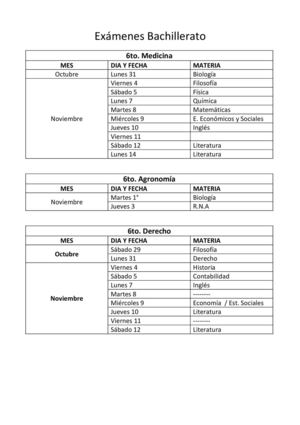 Pruebas de Bachillerato 2011 - Liceo 1 Chuy