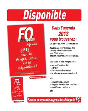 Agenda FO 2012