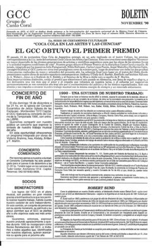 Boletín del GCC | nro 07 | Noviembre de 1990