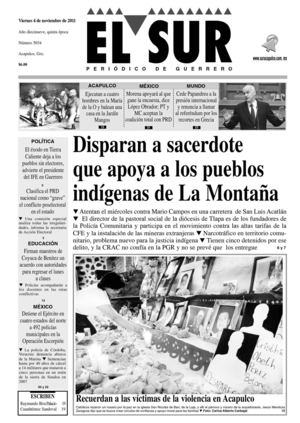 El Sur 4 de noviembre de 2011