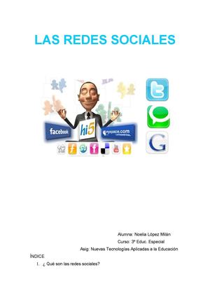 Redes sociales y Web 2.0