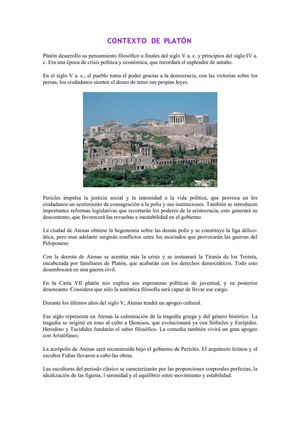 Contexto de Platón