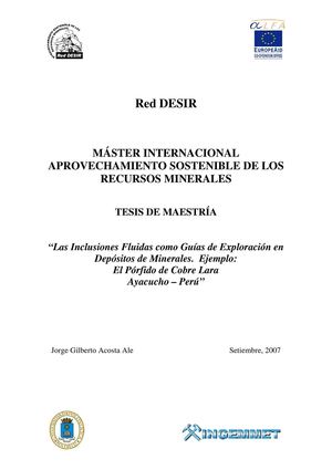 Tesis MSc Acosta 2007 Lara Porphyry Cu_ Inclusiones fluidas  edit