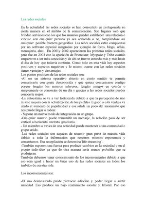 LAS REDES SOCIALES