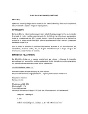 GUIAS EN SEPSIS NEONATAL. ccvul
