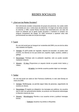 Redes Sociales