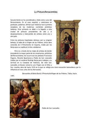 Revista de pintura renacentista