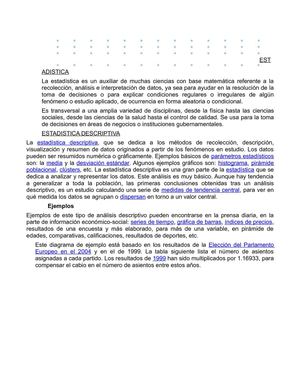 Estadistica descriptiva