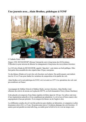 Pédologie Forêt de Fontainebleau