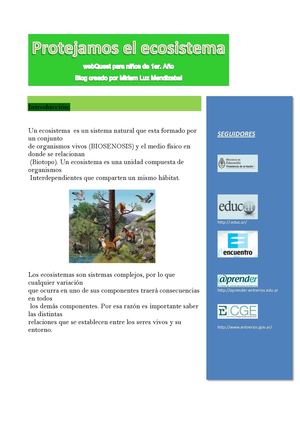 Protejamos el ecosistema
