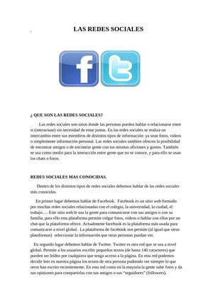 LAS REDES SOCIALES