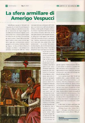 La sfera armillare di Amerigo Vespucci, di Francesca Salvemini