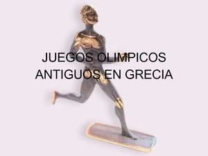 Juegos Olímpicos Antiguos En Grecia 