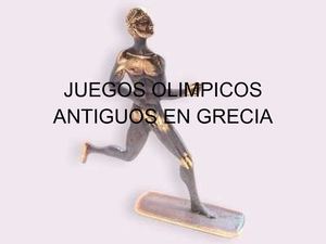 Juegos Olímpicos Antiguos En Grecia 