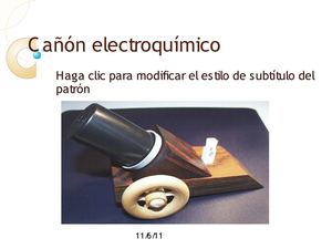 cañon electroquimico