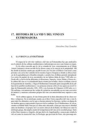 Historia de la vid y del vino en Extremadura