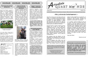 Actualité Quart Monde N°109