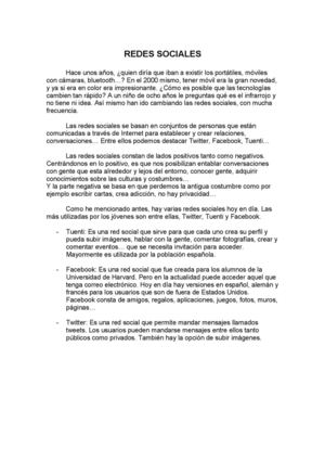 REDES SOCIALES