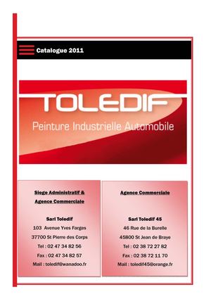 Catalogue Consommable Toledif