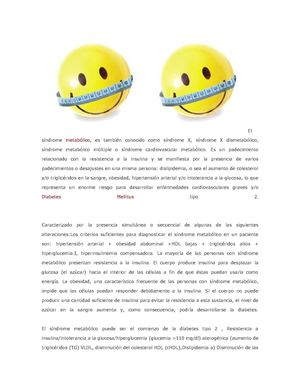 El Sindrome metabólico