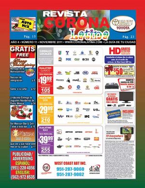 Revista Corona Latina - Noviembre 2011