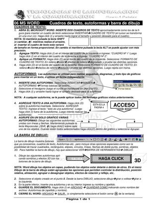 WORD 06 -  Autoformas