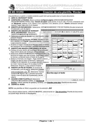 WORD 08 -  Plantilla