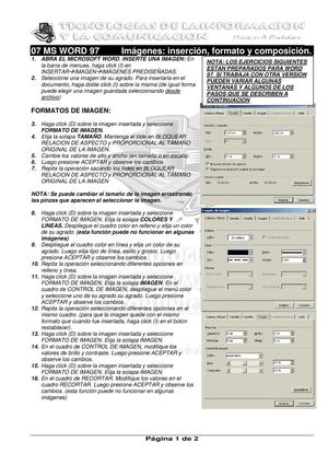 WORD 07 -  Imagenes W97