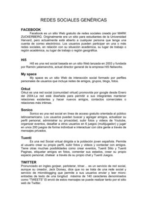Redes sociales